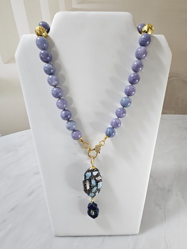 Collana girocollo calcite - in,